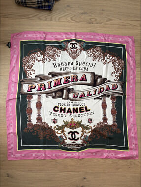 Chanel Paris Cuba Collection Silk Scarf